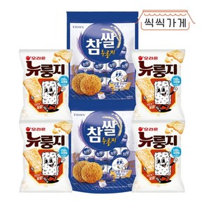 [씩씩가게] 참쌀누룽지 216g x 2ea + 뉴룽지 124g x 4ea, 1세트, 928g