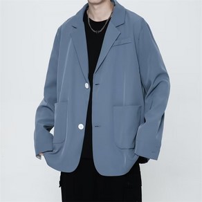 남성용 오버핏 블레이저 자켓 봄가을 men's suit coat 하늘비즈 A31 Z652C140