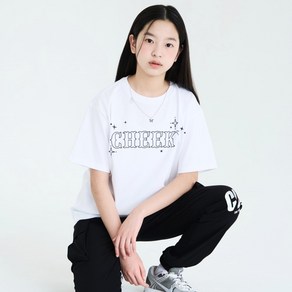 [더데이걸] 논현점##목걸이박시티셔츠##초등여아 주니어 여아 아동 키즈 초등학생 중학생 라운드티셔츠##여아 반팔티셔츠 박시티셔츠##쿨케어 기능성 티셔츠#24년신상품#더데이걸 논현점