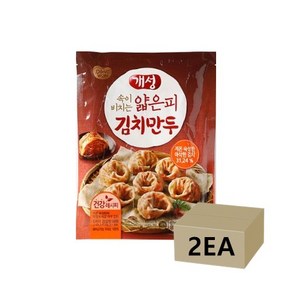 1+1 동원 개성 얇은피 김치만두 1kg x 총 2봉, 2개