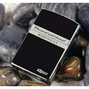 ZIPPO 지포 라이터 빈센조 클래식 라이타 콘스탄틴 빈티지 메탈 신기한 디자인 블랙 크롬 박스 컬렉션