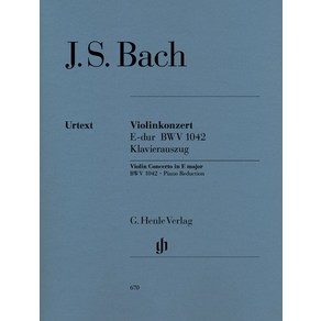 바흐 바이올린 협주곡 in E Majo BWV 1042 (HN 670), 바흐 바이올린 협주곡 in E Majo, BWV .., 바흐(저), 마스트미디어