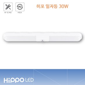 히포 파인 일자등 30W DAA030, 99, 주광색, 1개