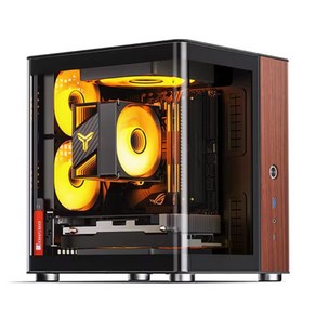 존스보 JONSBO TK-0 미니 ITX 컴퓨터 PC 케이스 (블랙), 1개