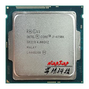 인텔 코어 i7-4790K i7 중고 쿼드 8 스레드 CPU 4790K 4.0 GHz 88W 8M LGA 1150