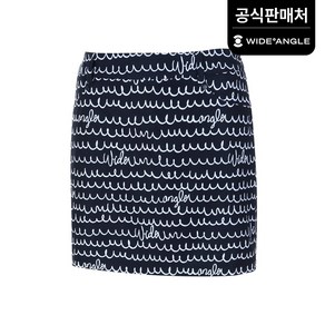 [와이드앵글 공식] [골프] 여성 흘림 로고 패턴 큐롯 L WWP20Q33N4