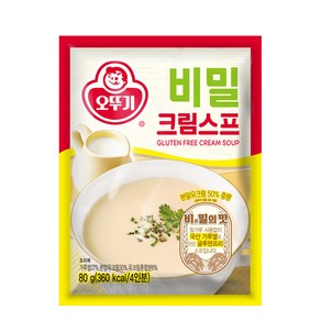 오뚜기 비밀스프 크림, 4개, 80g