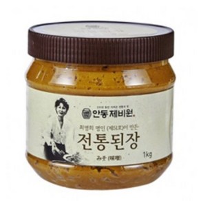 [전통식품] 안동제비원 전통된장1kg 시골 재래식 한식 집 된장, 1kg, 1개