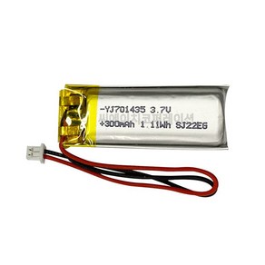 YJ 리튬폴리머배터리 KC인증충전지 3.7V YJ701435 300mAh, 1개, 1개입