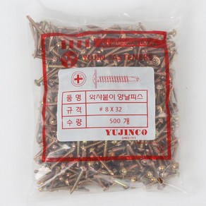 YUJINCO 직결피스와샤머리32mm(500개)1봉