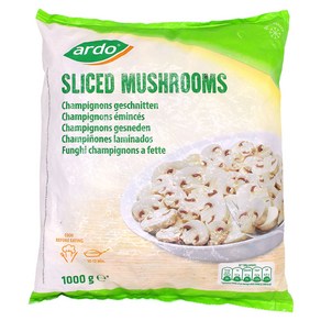 냉동 양송이슬라이스 1kg 아르도, 단품, 1개