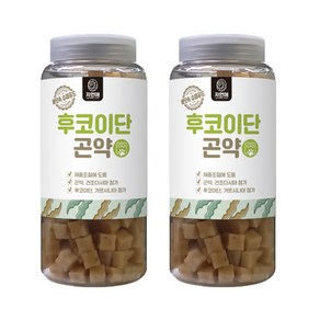 1+1 자연애 강아지 가수분해 간식 후코이단 곤약 다시마 520g, 단품, 2개