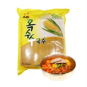 <터보마캣>중국식품 중국수입 지욱 옥수숫면 건면 국수 2.5kg, 1개