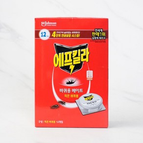 [메가마트]SC존슨 에프킬라 레이드베이트 작은바퀴 2.5g*12, 1개