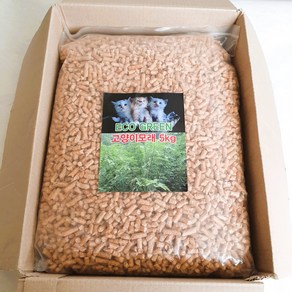 우드펠릿 펠렛 pellet 캠핑 고양이모래 연료, 10kg, 1개