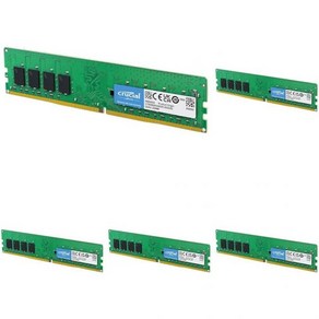 중요 RAM 8GB DDR4 3200MHz CL22또는 2933MHz o 2666MHz Desktop Memoy CT8G4DFRA32A Pack of 5