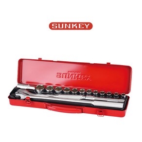 썬키 SUNKEY 소켓렌치세트 17PCS SSR-17 SSR-21 SSR-24, 소켓렌치세트 17p, 1개