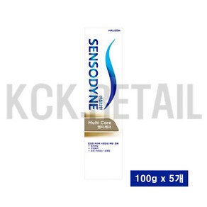 센소다인 멀티케어 치약 100g x 5개 Sensodyne multicare 시린이치약