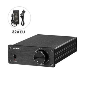 AIYIMA-300W A07 TPA3255 파워 앰프 스테레오 A08 프로 HiFi 블루투스 사운드 스피커 VU 미터 Amplificado, China_EU 플러그가있는 A07, 07 A07 32V EU_0 CHINA