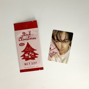 엔시티127 도영 2024 핑크 크리스마스 포토카드 포카1 NCT127 DOYOUNG 2024 PINK CHRISTMAS PHOTOCARD 1