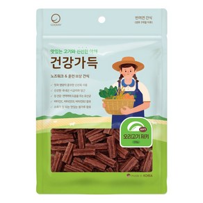 건강가득 강아지간식 오리고기져키 250g, 단품, 단품, 1개