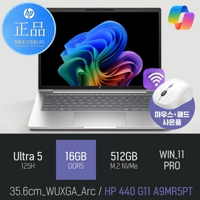 HP 프로북 440 G11 A9MR5PT [무선 마우스 증정], WIN11 Po, 16GB, 512GB, 실버