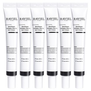 RAVIEL 검은콩 콜라겐 탄력 아이크림, 20ml, 6개