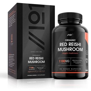 Calpah 01 Red Reishi Mushoom 칼파 01 붉은 영지버섯 1100mg 90캡슐, 1개, 90정