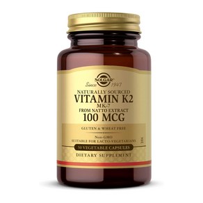 솔가 비타민 K2 Solgar Vitamin K2 (MK-7) 100mcg 50 베지캡슐