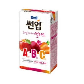 매일유업 썬업 과일야채 샐러드 ABC 주스, 100ml, 24개