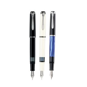 Pelikan 펠리칸 M205 만년필 Classic M205 입사 졸업 승진 선물, 펜촉 F 블루 0.5mm