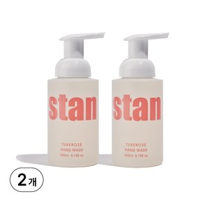 stan 스탠 퍼퓸 버블 핸드워시 튜베로즈향, 2개, 250ml