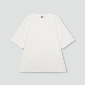[JAJU/자주] 여 A라인 티셔츠_화이트