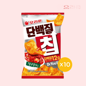 오리온 닥터유 단백질칩 칠리살사맛(60g) x 10개 과자 간식