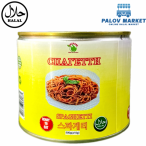 HALAL SPAGHETTI 500g SHOHONA 할랄 스파게티 통조림 500g, 1개