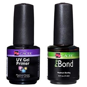 Cacee Nail Pep Set - PoBond Nail Dehydato and Cacee 네일 준비 세트 - 프로본드 네일 탈수기 및 UV 젤 프라이머(프로 본드), 1개, Uv 젤 + 프로본드