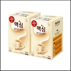 맥심 화이트골드 180T+180T, 2개, 180개입