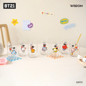 BT21 미니니 페이스 체크 파우치 가방