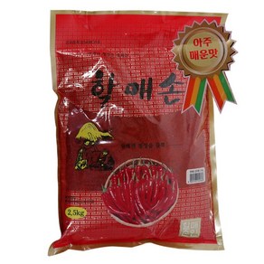 할매손 아주매운맛 김치용고추가루, 2.5kg, 2개