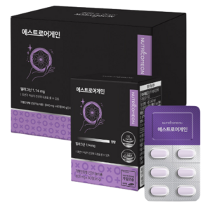 뉴트리커먼 에스트로어게인 갱년기 여성 건강 600mg