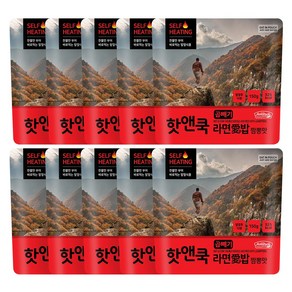 이지밥 핫앤쿡 라면애밥 짬뽕맛, 150g, 10개