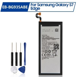 갤럭시 S7 엣지 G9350 G935FD 용 교체 배터리 EB-BG935ABE EB-BG935ABA SM-G935F 충전식 3600mAh