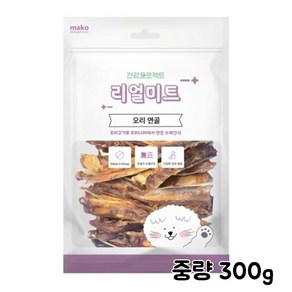 강아지 건강프로젝트 리얼미트 수제간식 대포장, 300g, 1개, 오리연골