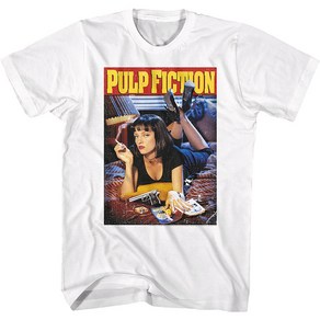 ROCKPANDA Distressed Movie Poster Pulp Fiction 반팔티