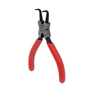 스냅링 플라이어 PS-605B ㄱ자 곡오므림 곡선형 집게, 1개