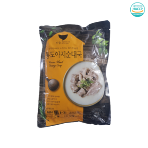 순대국(선미 600g)X5, 5개, 600g