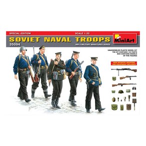 MINI35094 1/35 Soviet Naval Toops, 1개