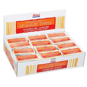 Amki Sesame Thins 암키 참깨 씬 스낵 35g X 36개입, 36개