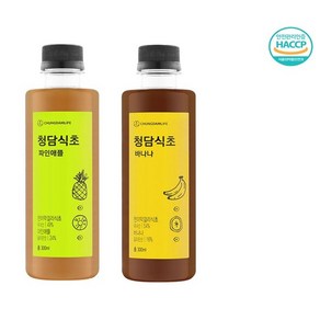 청담식초 2종세트[파인애플300ml+바나나 300ml], 1개, 300ml