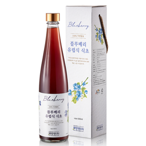 화천 국내산 무농약블루베리 100% 천연발효 프리미엄 블루베리식초 500ml, 1개